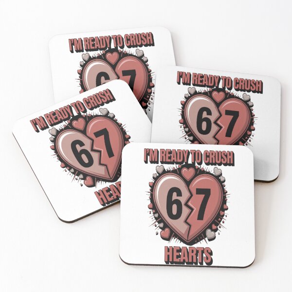 Item preview, I'm Ready to Crush 67 Hearts Tshirt designed and sold by Jacky-Design.