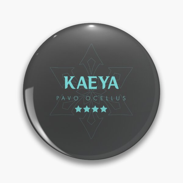 Item preview, Genshin Kaeya Nameplate designed and sold by NeonSunsetMedia.
