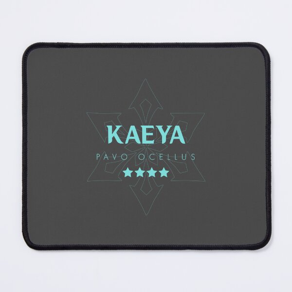 Item preview, Genshin Kaeya Nameplate designed and sold by NeonSunsetMedia.