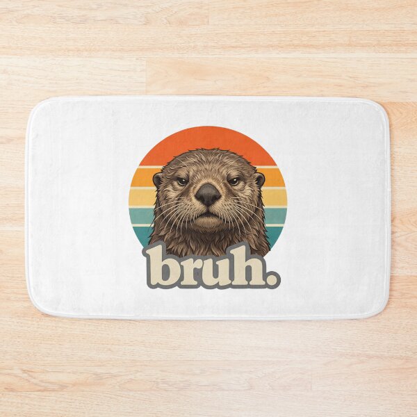 Item preview, Bruh Sea Otters–Funny-Sea Otters-Face-Meme designed and sold by w66aboo.