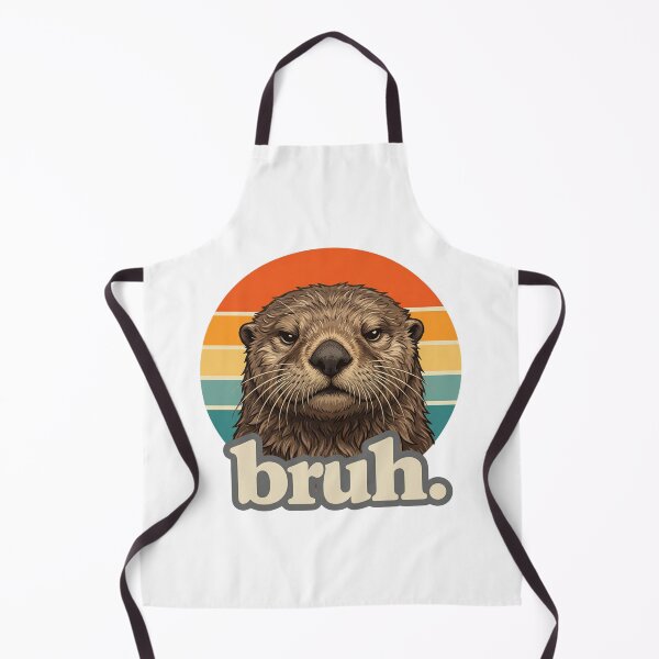 Item preview, Bruh Sea Otters–Funny-Sea Otters-Face-Meme designed and sold by w66aboo.