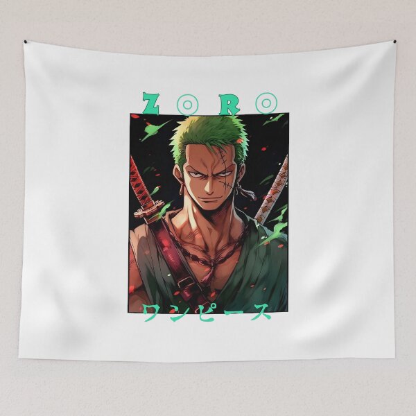 Item preview, Three Sword Samurai Warrior – Anime Style Swordsman Art designed and sold by lamiarte.