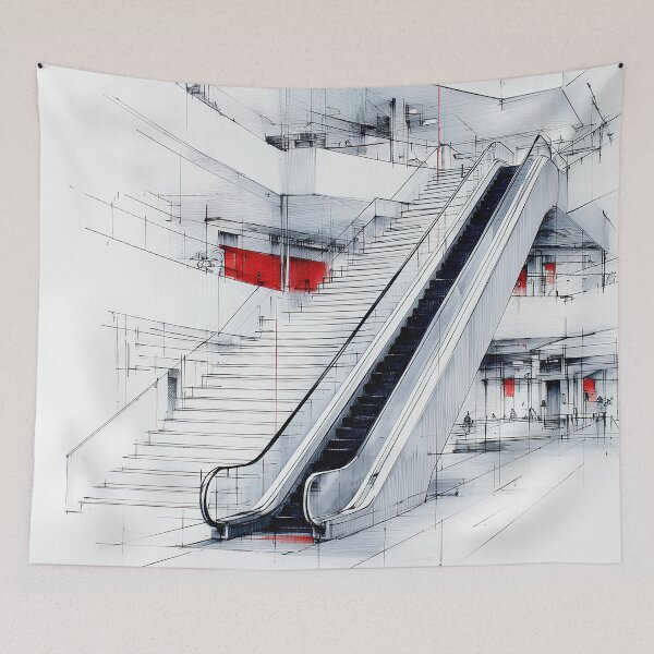 Item preview, Escalator's Dream designed and sold by Venon28.