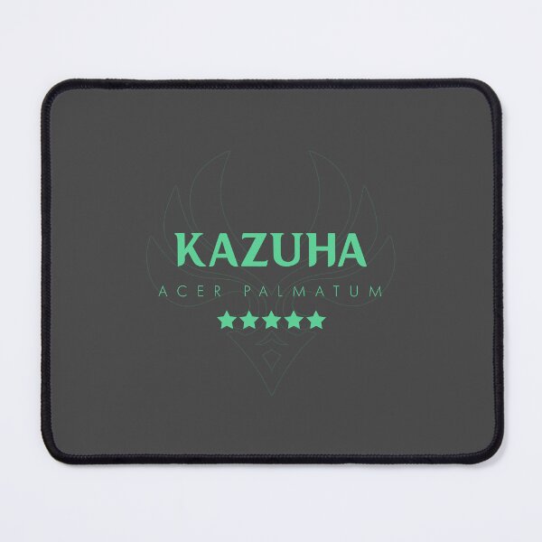 Item preview, Genshin Kazuha Nameplate designed and sold by NeonSunsetMedia.