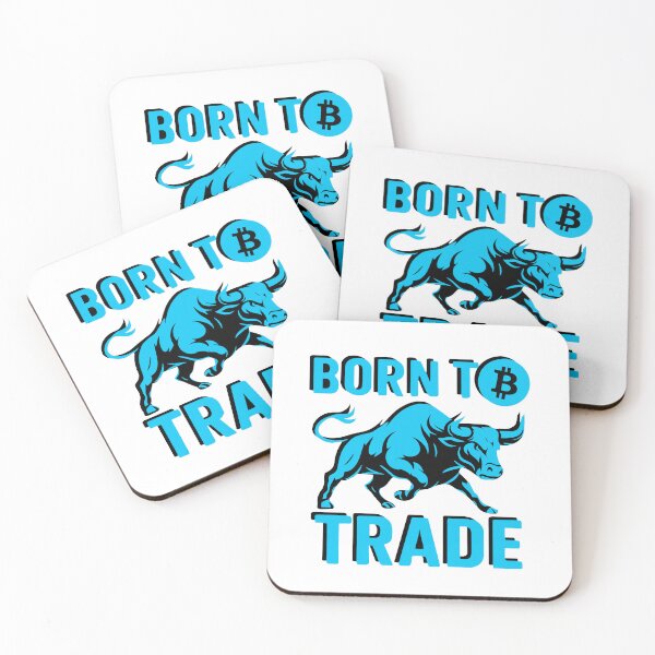 Item preview, Born to ₿ Trade – Crypto Bull Power Design designed and sold by BitCrop.