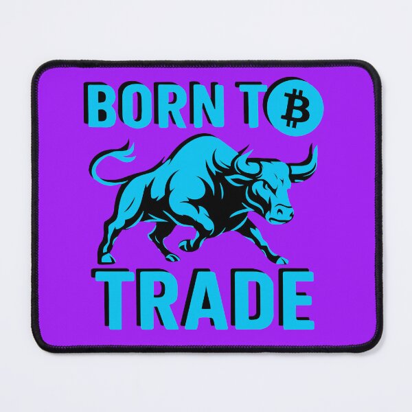 Item preview, Born to ₿ Trade – Crypto Bull Power Design designed and sold by BitCrop.