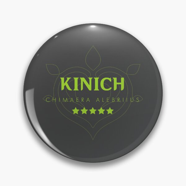 Item preview, Genshin Kinich Nameplate designed and sold by NeonSunsetMedia.