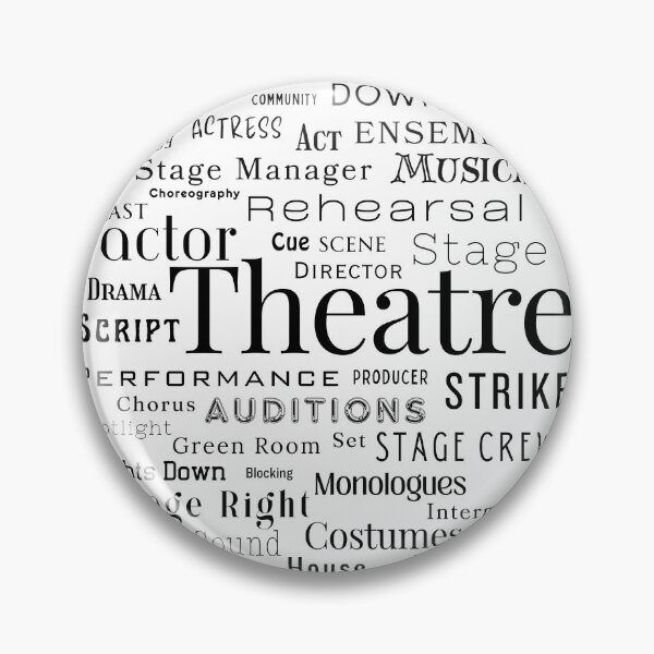 Artikelvorschau, Theaterwörter entworfen und verkauft von BJScottArt.