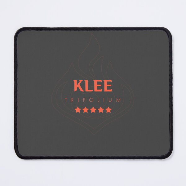 Item preview, Genshin Klee Nameplate designed and sold by NeonSunsetMedia.