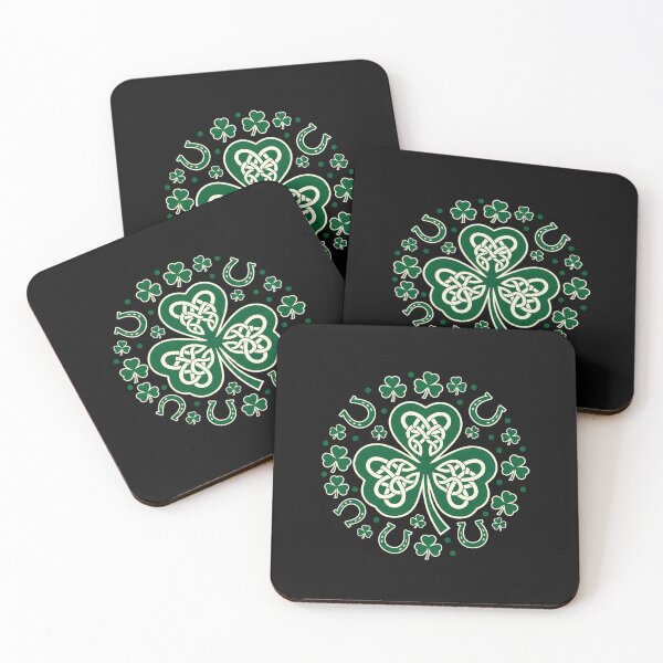 Item preview, Lucky Shamrock Clover Celtic Knot St Patrick’s Day Art designed and sold by clothesy7.