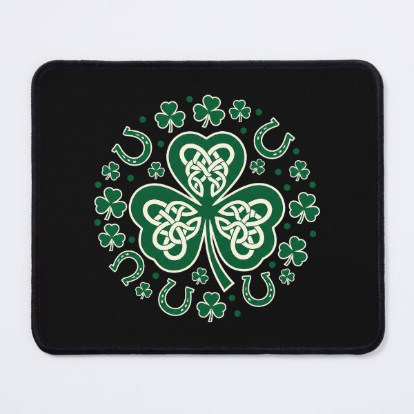 Item preview, Lucky Shamrock Clover Celtic Knot St Patrick’s Day Art designed and sold by clothesy7.