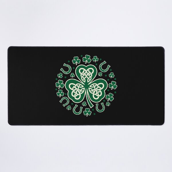 Item preview, Lucky Shamrock Clover Celtic Knot St Patrick’s Day Art designed and sold by clothesy7.