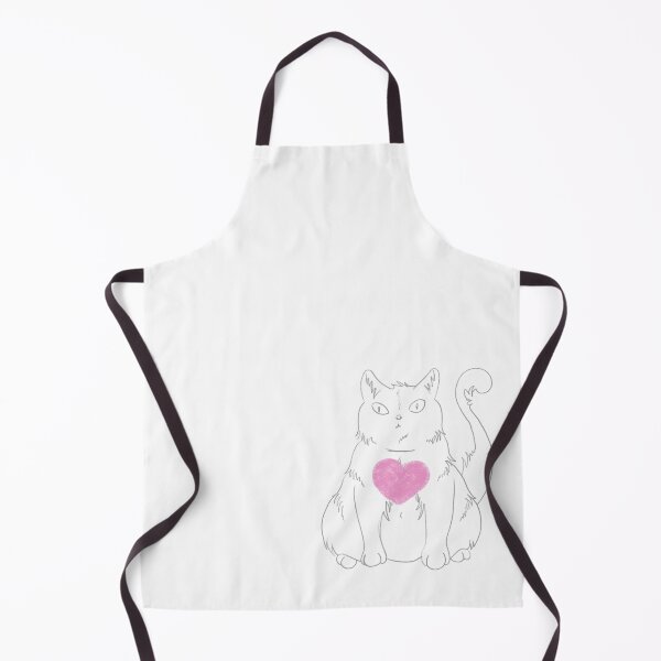 Item preview, Hand drawn cute cat with a heart designed and sold by LAEC-Shop.