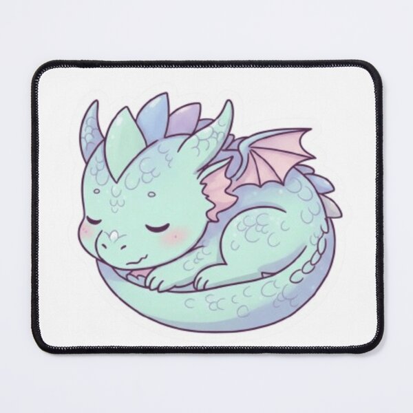Item preview, Cute Sleeping Baby Dragon Art Sleeping Baby Dragon designed and sold by abdelski.