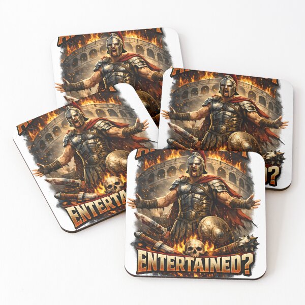 Item preview, Are You Not Entertained – Epic Roman Gladiator Quote Graphic Tee designed and sold by jahiggin.