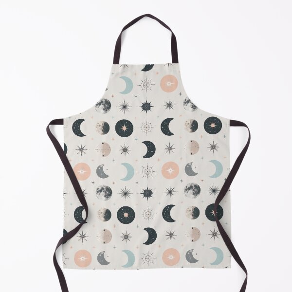 Item preview, Boho Celestial Seamless Pattern – Minimal Moons, Stars & Planets (Neutral) designed and sold by CreativeGarage.