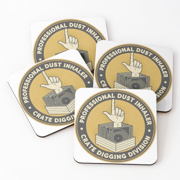 Item preview, Professional Dust Inhaler - Retro Vinyl Crate Digging Design designed and sold by Fuechse.