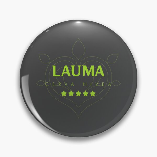 Item preview, Genshin Lauma Nameplate designed and sold by NeonSunsetMedia.