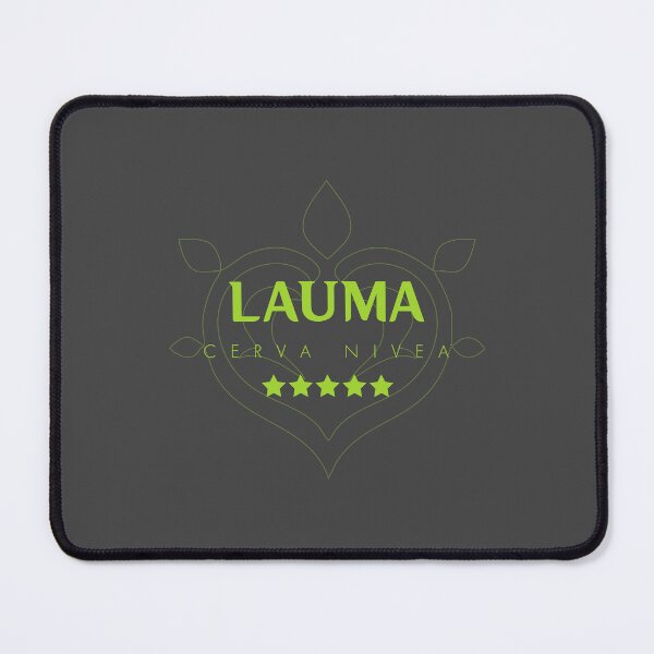 Item preview, Genshin Lauma Nameplate designed and sold by NeonSunsetMedia.