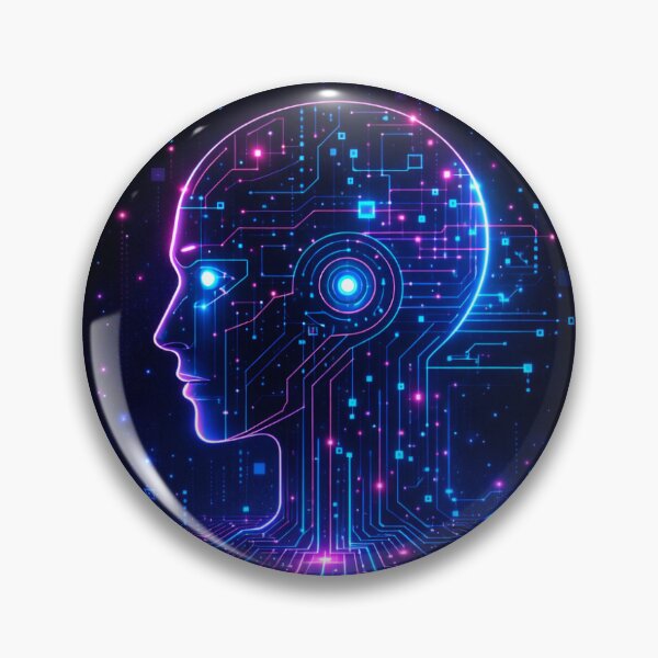 Item preview, Neon AI Mind – Digital Intelligence Core designed and sold by konter75.