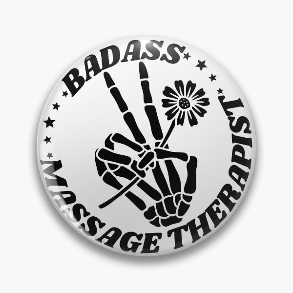 Item preview, Badass Massage Therapist - LMT Massage Therapist designed and sold by LagomCreative.