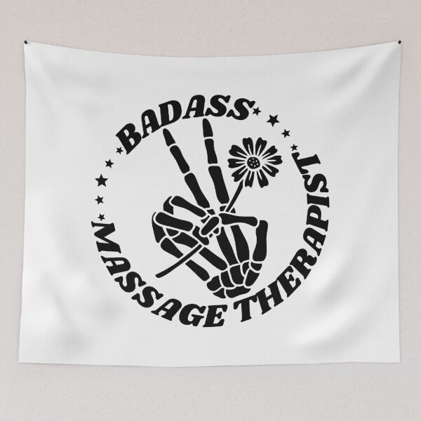 Item preview, Badass Massage Therapist - LMT Massage Therapist designed and sold by LagomCreative.