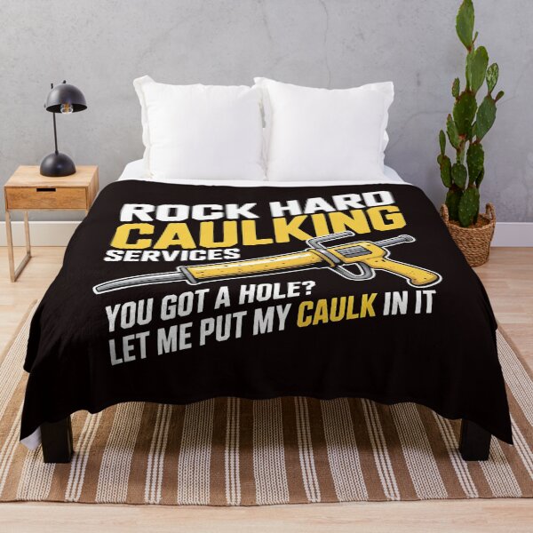 Item preview, Rock Hard Caulking Services – Cringe Adult Humor Statement designed and sold by Redgiant87x.
