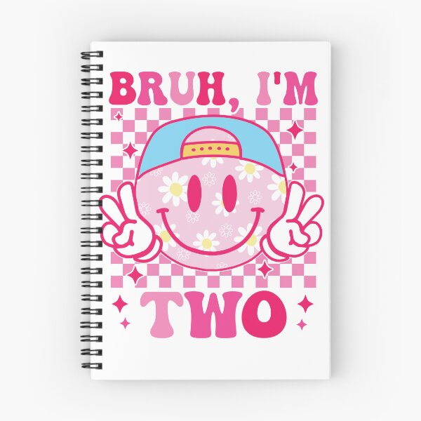 Item preview, Bruh I'm Two 2 2nd Birthday Girls Groovy 2 Years Old designed and sold by Night Forest.