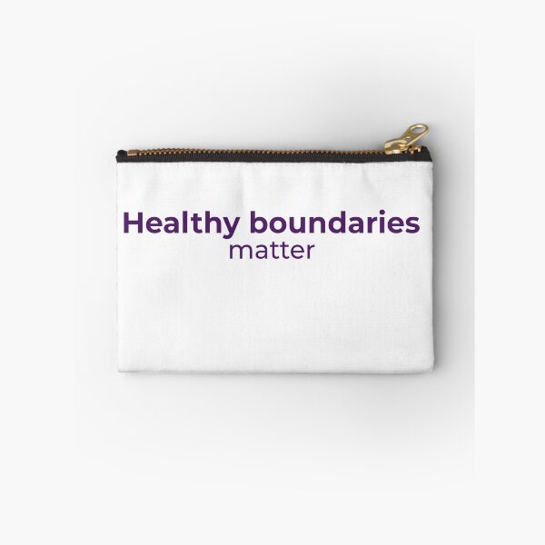 Item preview, Healthy boundaries matter - Minimalist statement designed and sold by Bianca Eder - Healing Collection.
