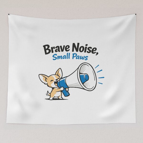 Item preview, Brave Noise, Small Paws - Chihuahua designed and sold by SnappyPNG.