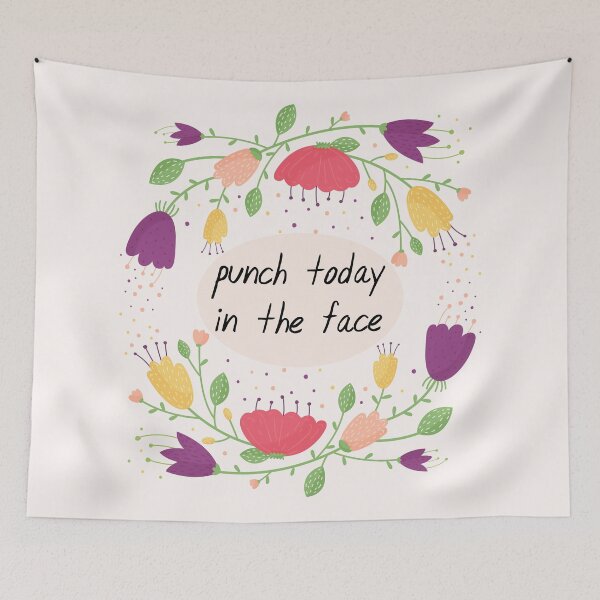 Item preview, Punch Today In The Face designed and sold by witchlingart.