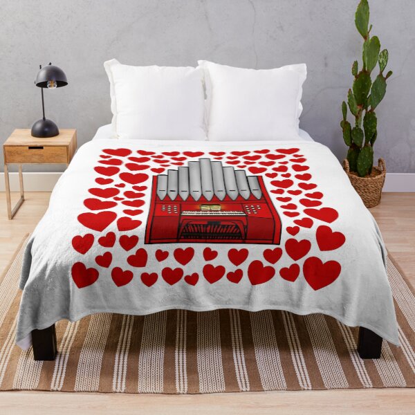 Item preview, Church Organ With Hearts, Valentines Organist Musician Wedding designed and sold by doodlerob.