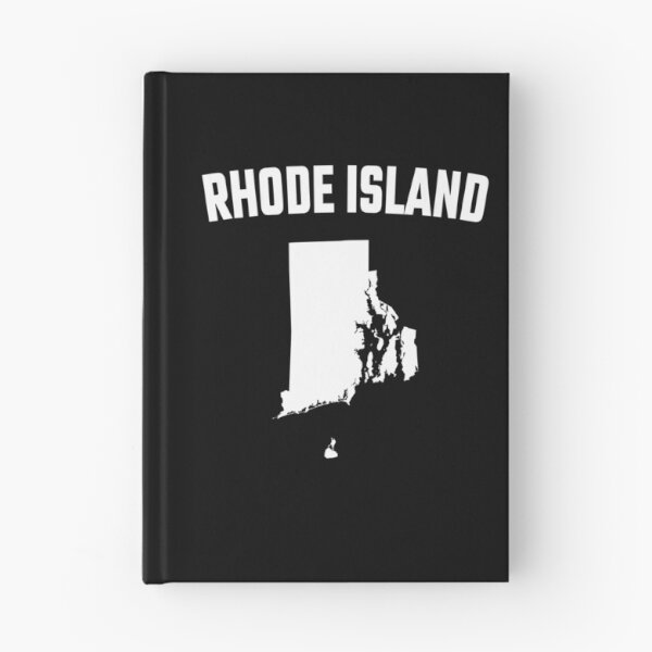 Item preview, Rhode Island State Map Silhouette - Minimalist White & Black Style designed and sold by mashmosh.