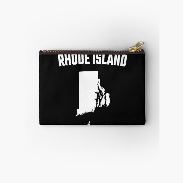 Item preview, Rhode Island State Map Silhouette - Minimalist White & Black Style designed and sold by mashmosh.