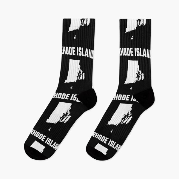 Item preview, Rhode Island State Map Silhouette - Minimalist White & Black Style designed and sold by mashmosh.