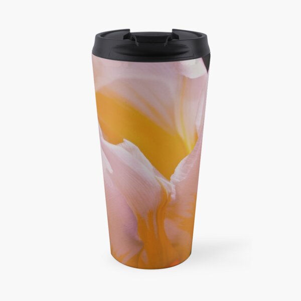 White And Yellow Tulip 2 Travel Mug