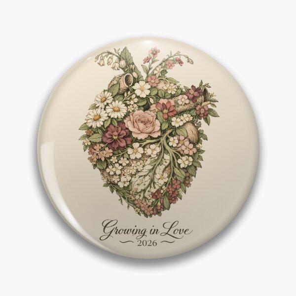 Item preview, Botanical Anatomical Heart – Vintage Floral Illustration Inspired by Nature and Love designed and sold by FUIRY .