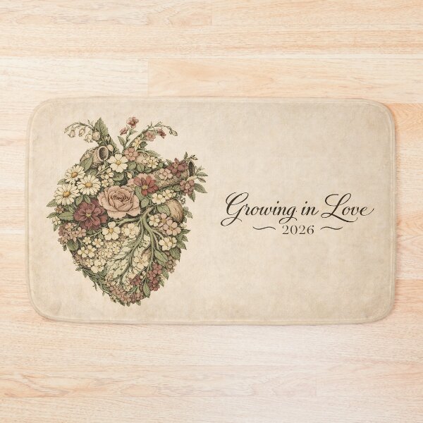 Item preview, Botanical Anatomical Heart – Vintage Floral Illustration Inspired by Nature and Love designed and sold by FUIRY .