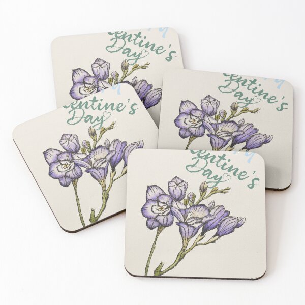 Item preview, Happy Valentine's Card Flowers designed and sold by Monika's Painting.