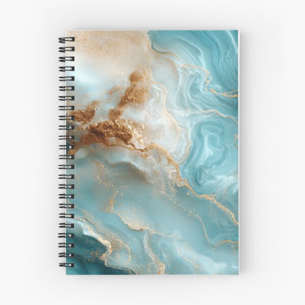 Item preview, Transformative Teal & Gold Agate – Color of the Year 2026 Abstract Marble designed and sold by Ewa Miller.