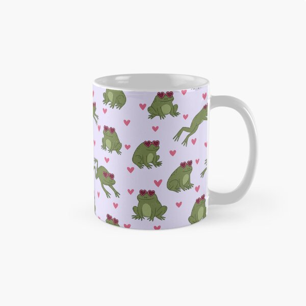 Item preview, Cute Valentine frogs pattern  designed and sold by FatBirdie.