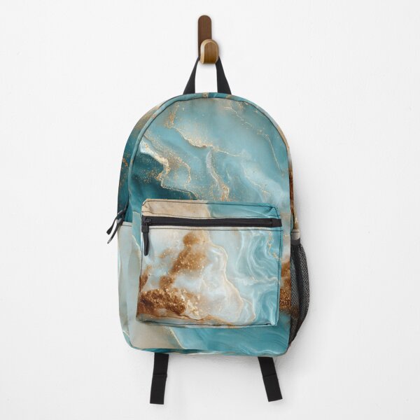 Item preview, Transformative Teal & Gold Agate – Color of the Year 2026 Abstract Marble designed and sold by Ewa Miller.