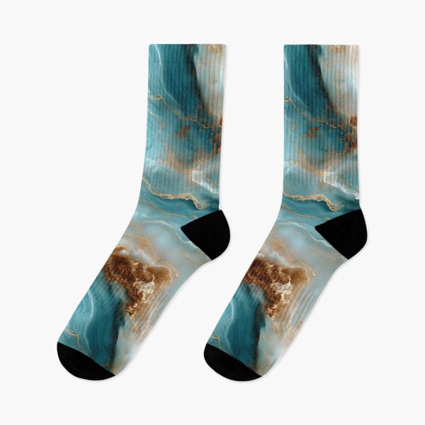 Item preview, Transformative Teal & Gold Agate – Color of the Year 2026 Abstract Marble designed and sold by Ewa Miller.