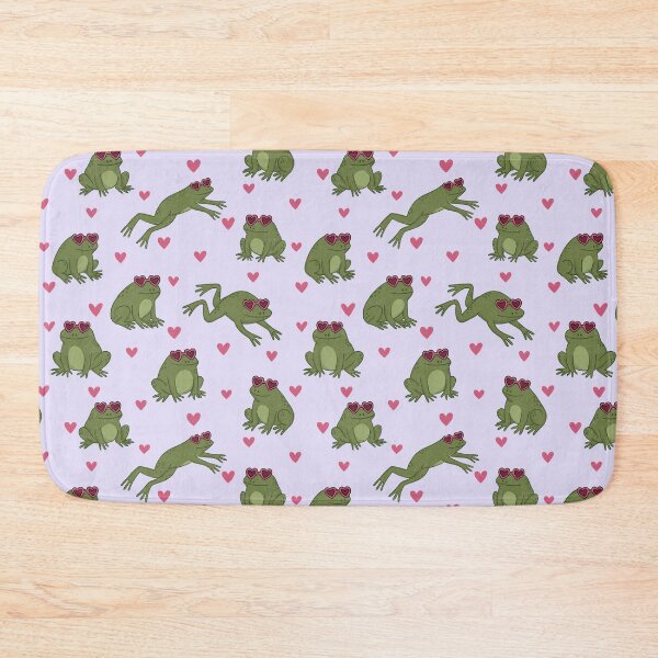 Item preview, Cute Valentine frogs pattern  designed and sold by FatBirdie.