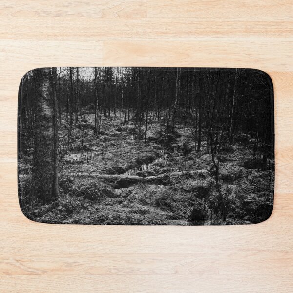 Item preview, The brook to the Kirkaslampi. Seitseminen 2025 bw designed and sold by Jouko Lehto Photography.