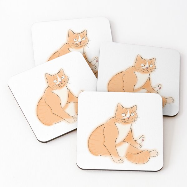 Item preview, Cat with watercolor and India ink effect designed and sold by Mariannebourdon.