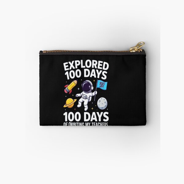 Item preview, 100 days of school  school challenge funny animal text designed and sold by  Mudikeys.