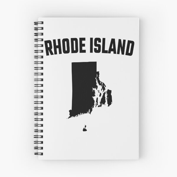 Item preview, Rhode Island State Silhouette - Classic Black & White Varsity Style designed and sold by mashmosh.