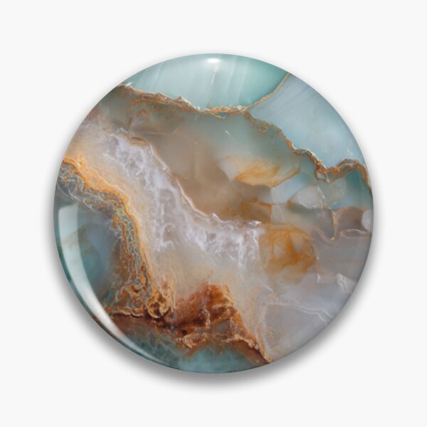 Item preview, Transformative Teal & Gold Agate – Color of the Year 2026 Abstract Marble designed and sold by Ewa Miller.