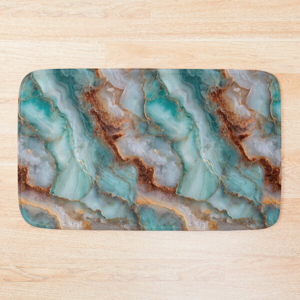 Item preview, Transformative Teal & Gold Agate – Color of the Year 2026 Abstract Marble designed and sold by Ewa Miller.